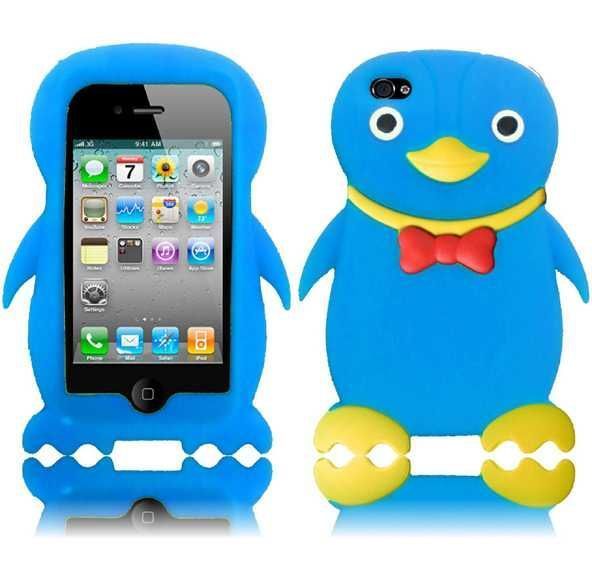 Case Pingüim Azul